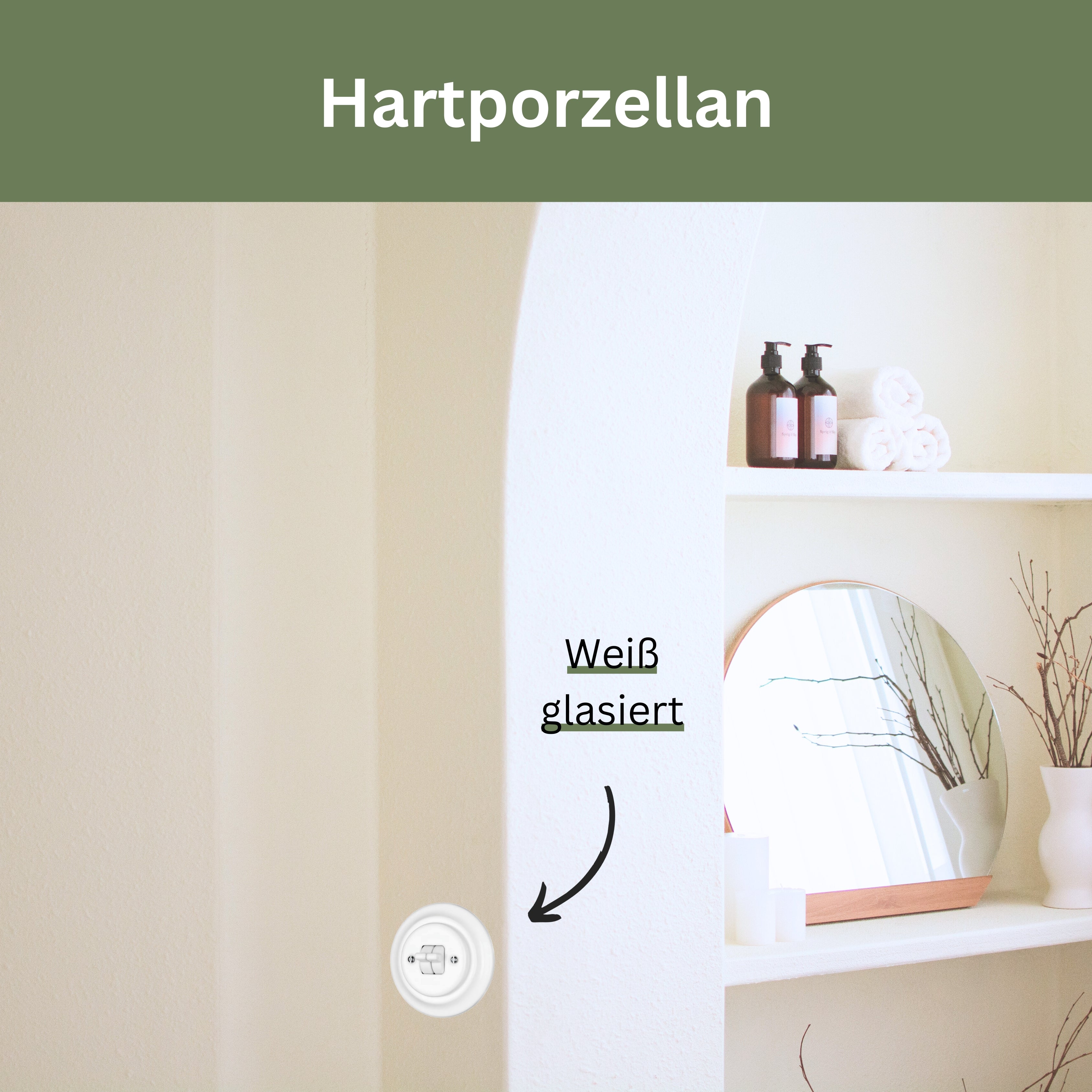 Porzellan Schalter 02 – EU Norm